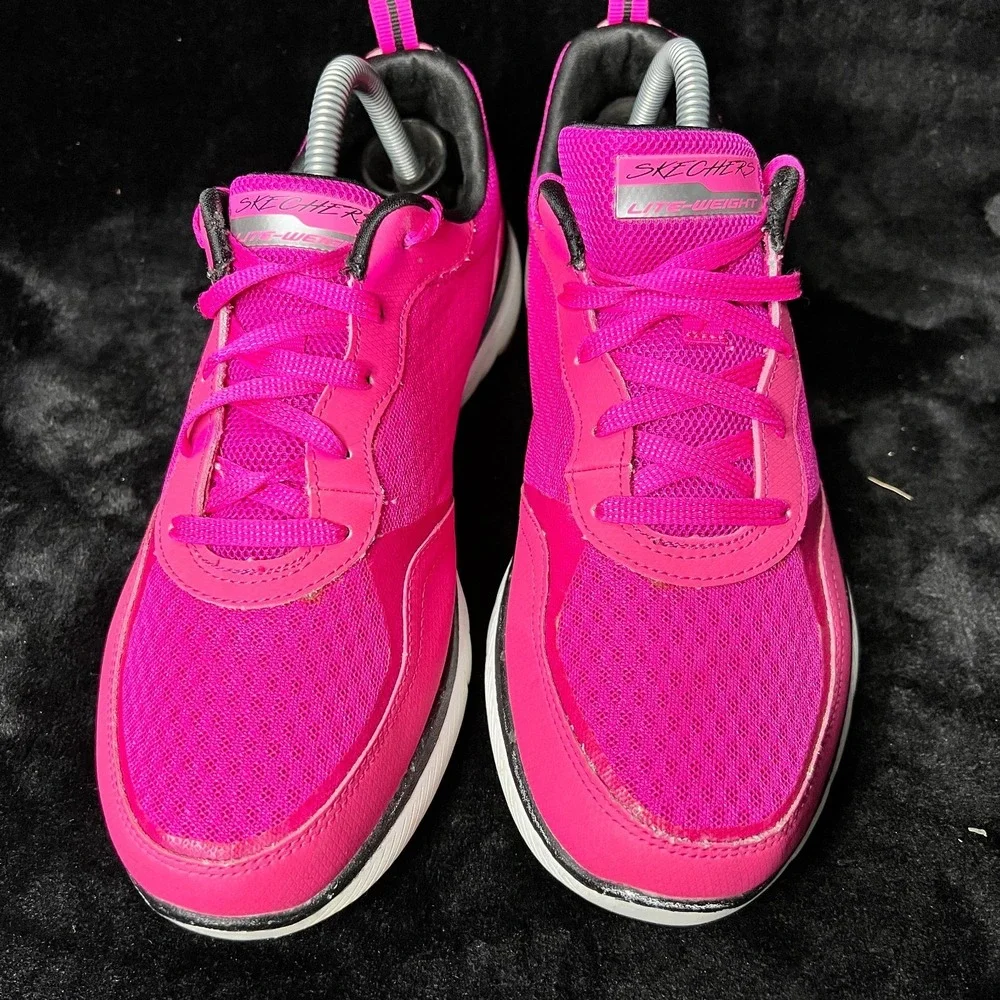 Skechers Flex‎ Appeal 3.0 13069 HPBK Women's 10 Sneakers Hot Pink Running Shoes